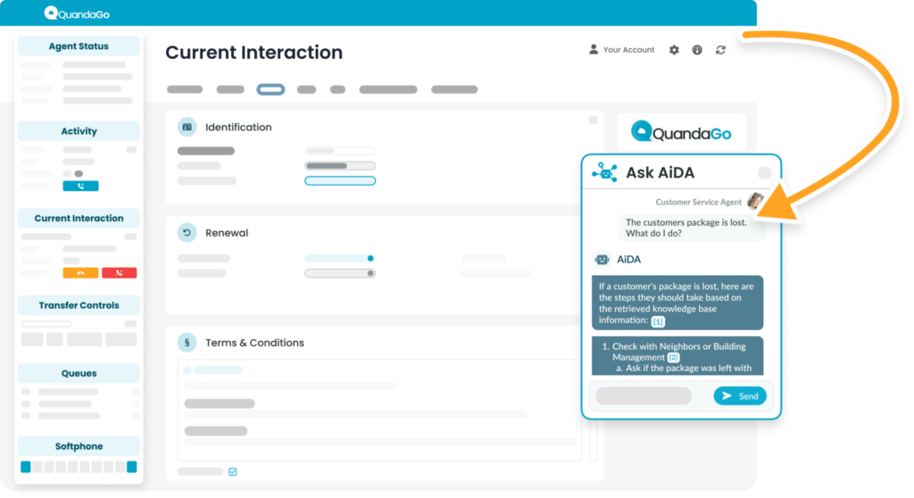 Ask AiDA 5 AiDA Ask AiDA Processes Integration