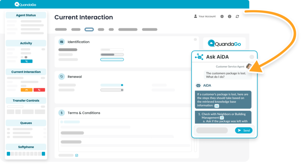 Ask AiDA 5 AiDA Ask AiDA Processes Integration